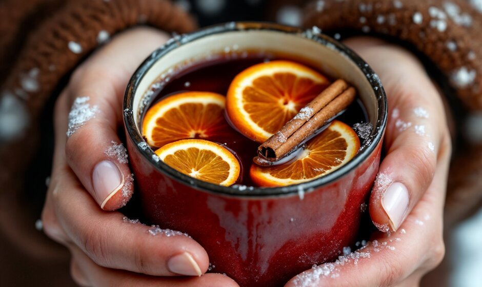 delicious warm winter drink 