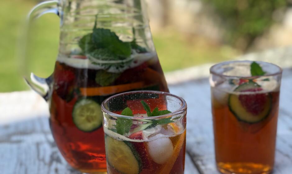 Pimms party at East Cowes Marina 