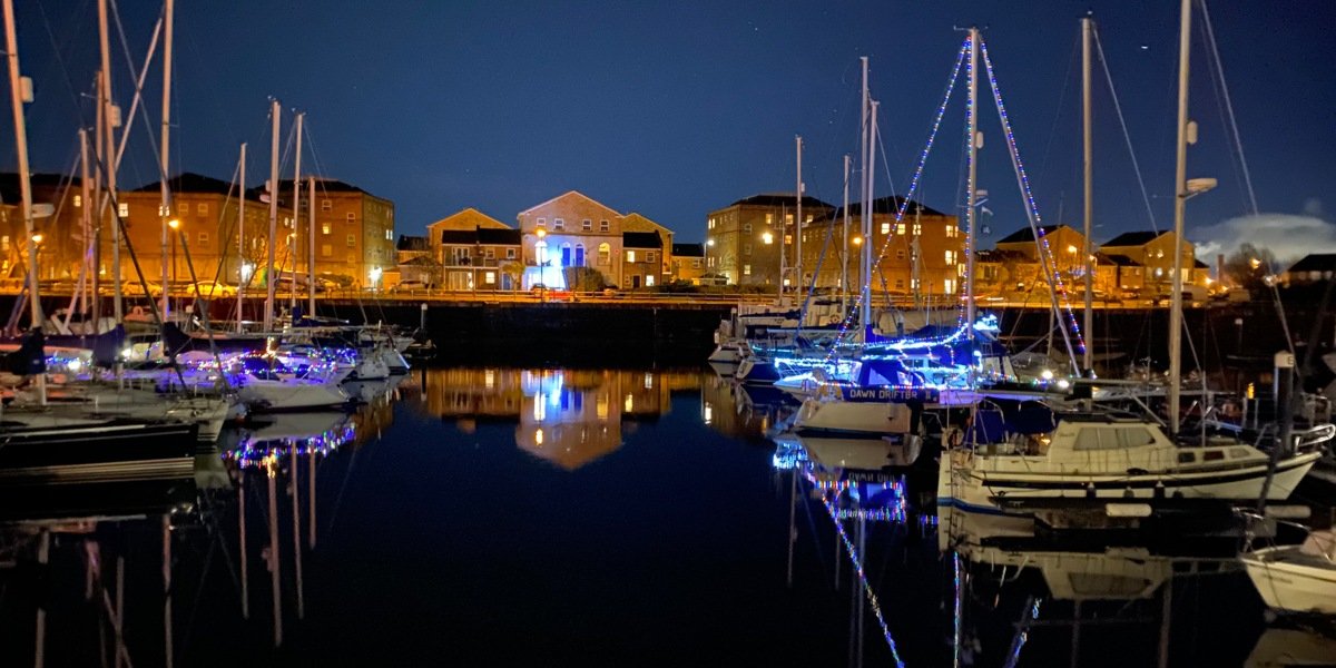 Penarth Marina Christmas Lights Competition boatfolk