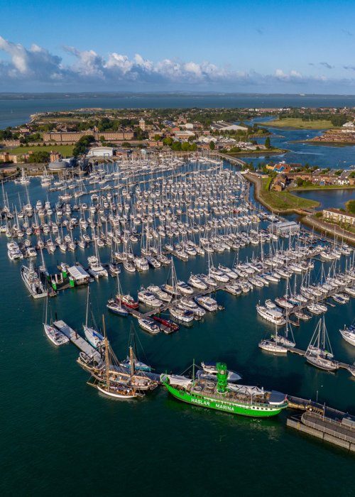 Haslar from the air 