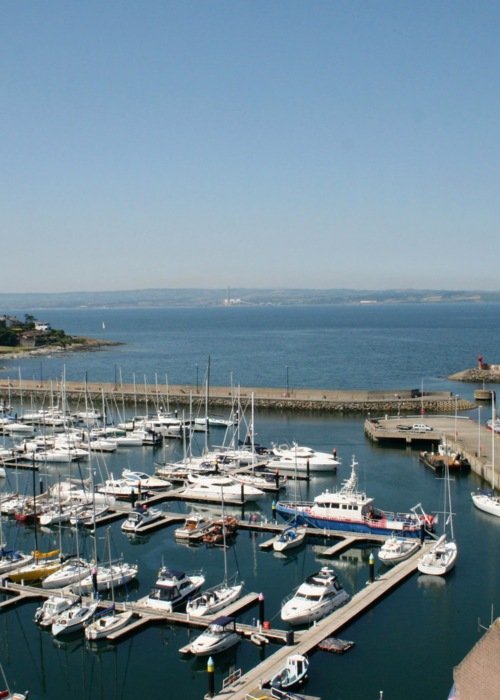 boatfolk bangor marina  visitor berthing aerial 