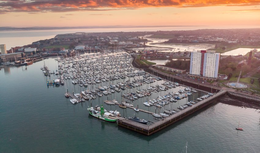 Haslar aerial 