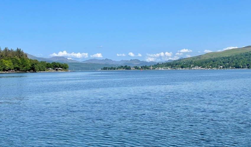 Rhu & Gareloch from Green Isle 