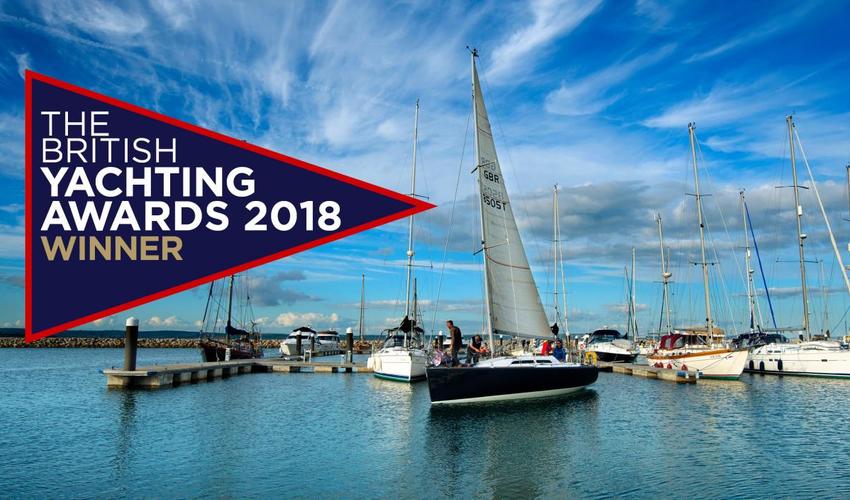 We’re delighted to have been awarded the British Yachting Awards Marina Destinatin of the Year Award 2018  