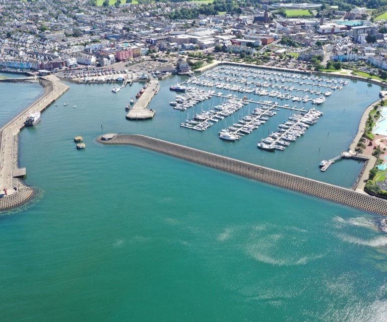 boatfolk bangor marina aerial view hero 