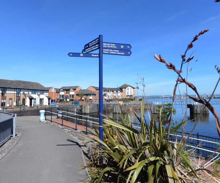 Getting here Penarth marina 