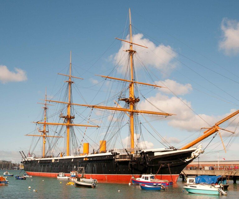 HMS Warrior Haslar Marina 