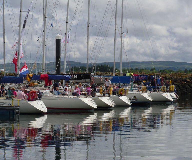 On the water at Rhu 