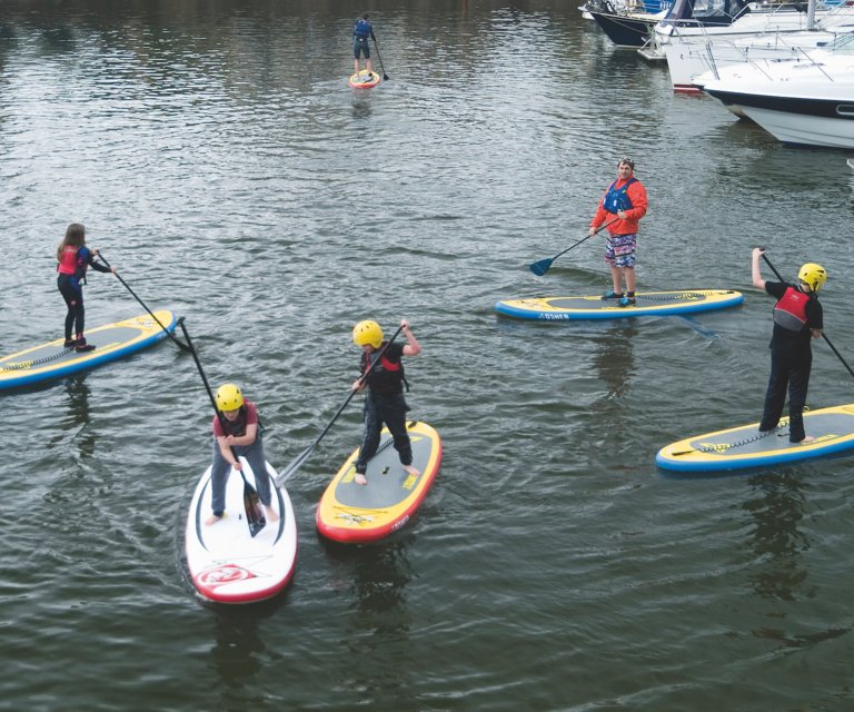 Portishead Marina Paddleboarding boatfolk