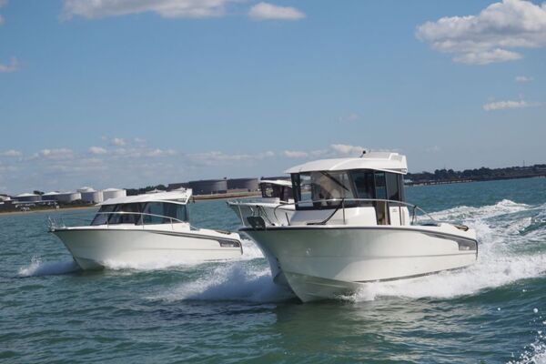 Ocqueteau small cabin cruisers, perfect for fishing from Portland marina 