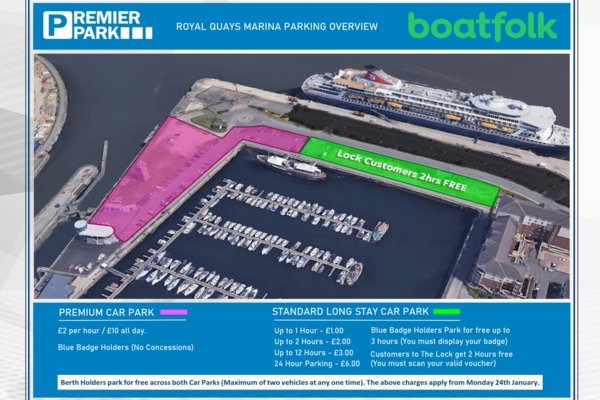 royal quays   parking overview Lock Customers A5 001 