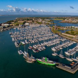 Haslar from the air 