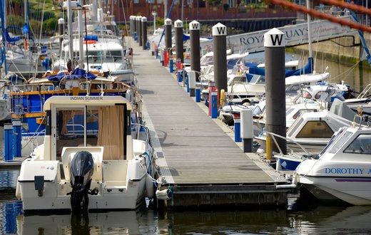 Flexi berthing at Royal Quays