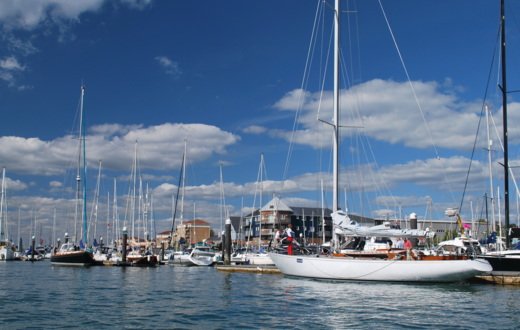 Eager in East Cowes Marina 