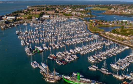 Haslar from the air 