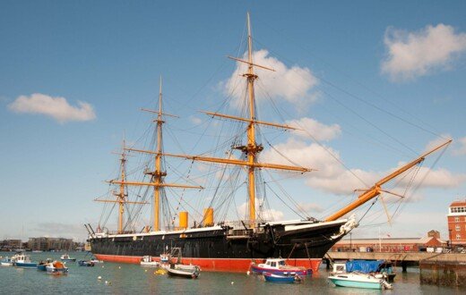 HMS Warrior Haslar Marina 