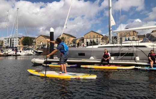 SUP at Penarth 