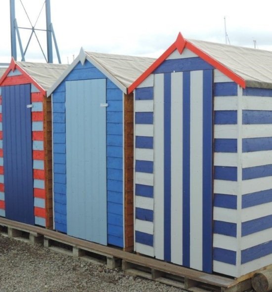 Beach huts for hire 