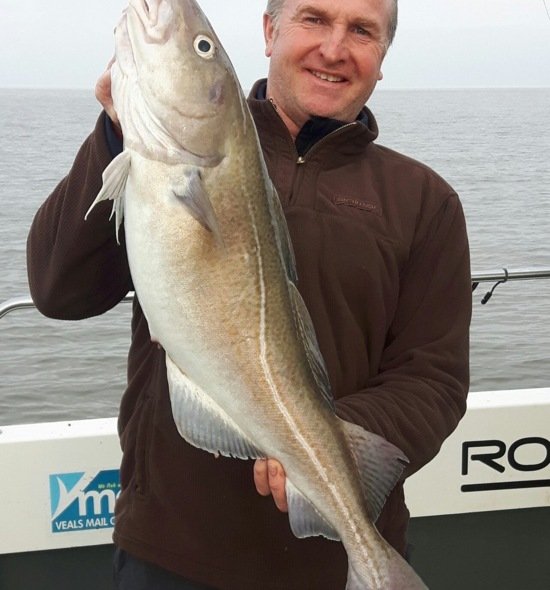 Fishing out of Penarth Marina 