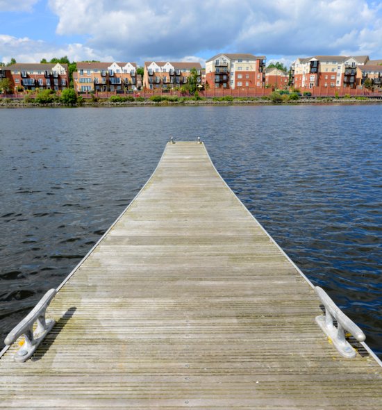 Royal Quays pontoon