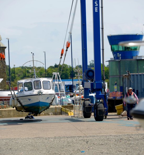 Lifting at Royal Quays