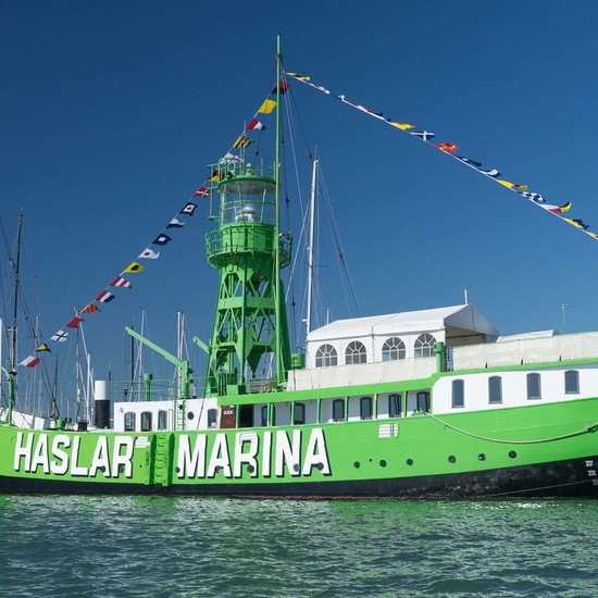 The Lightship at Haslar marina 