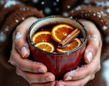 delicious warm winter drink 