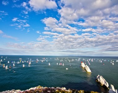 The fleet at the Needles 