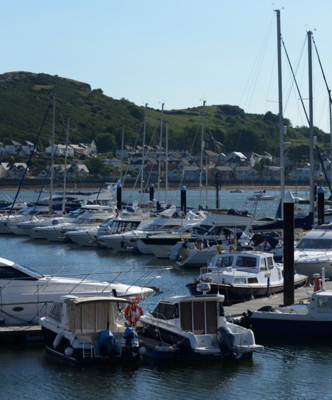 conwy marina view 