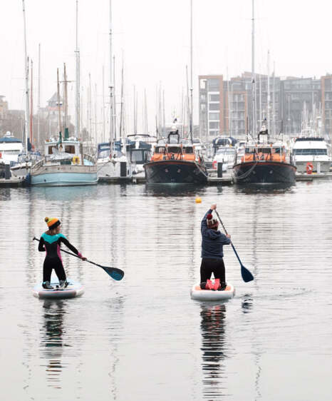 Paddle boarding 